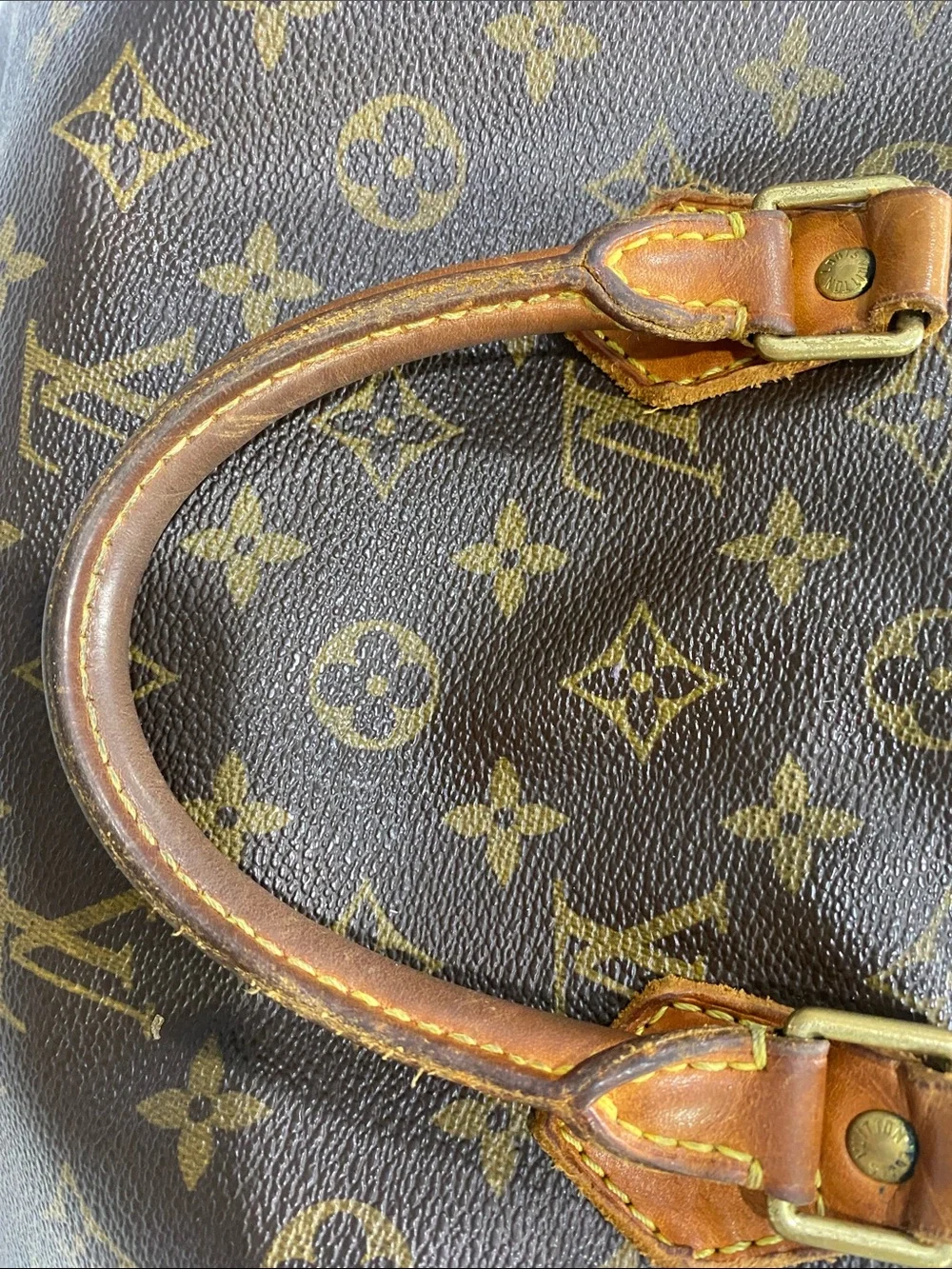 Louis Vuitton Vintage Monogram Speedy 30 Bag AS IS Repair Project